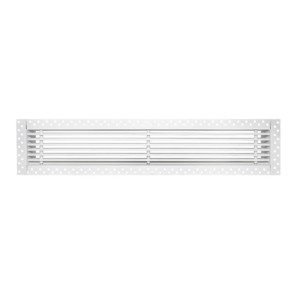 Дизайнерская съемная решетка для скрытого монтажа Brofer FUTURE-10 500x150 белая
